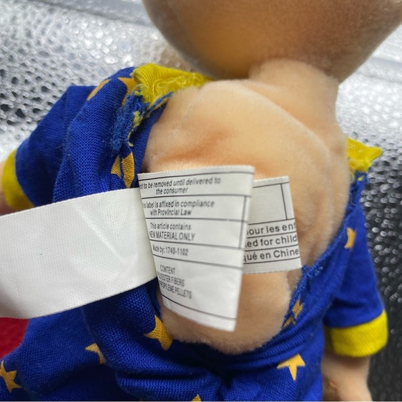 Vintage Caillou Plush with Blanket & Bunny 10” Stuffie Removable Outfit - Picture 9 of 9